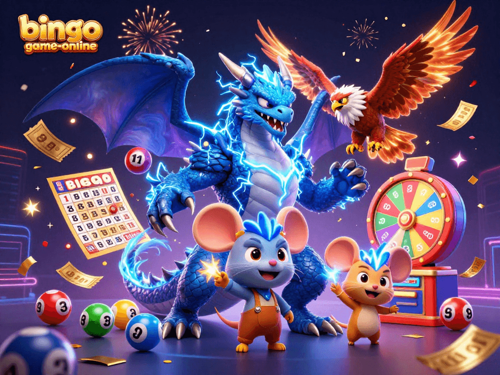Experience the thrill of jackpot bingo on bingo-game-online with dynamic lottery elements and exciting characters.