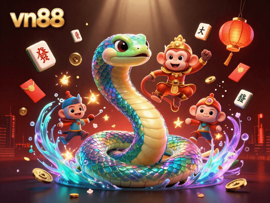 Engage in exciting gameplay with vn88 featuring vibrant 3D characters in a casino atmosphere.