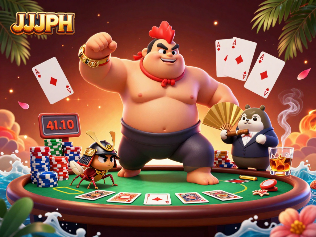 Ang JJJPH ay bumubulusok sa magandang laban ng laban ng manok at mga poker chips.