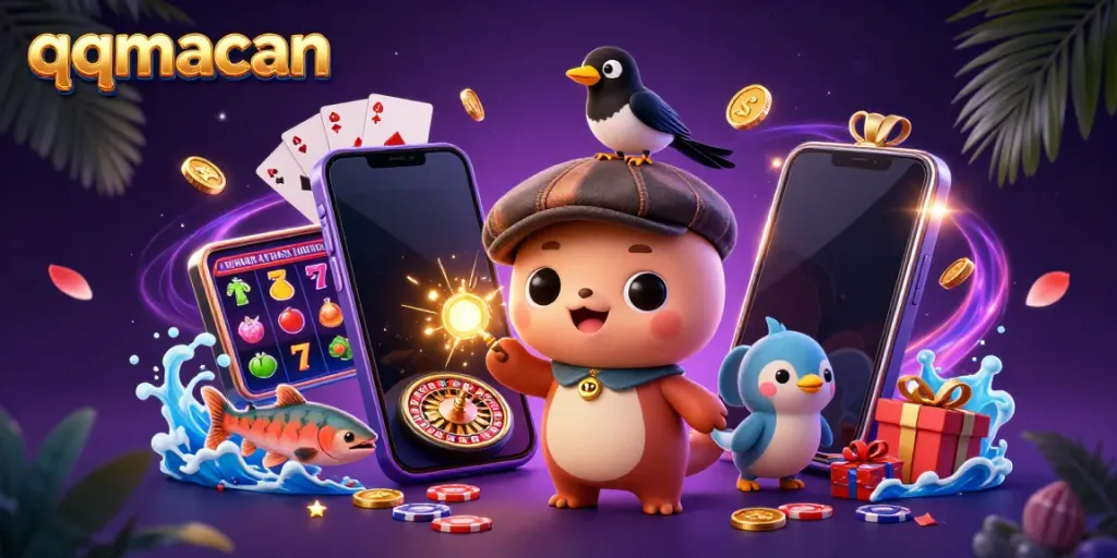 Engage in thrilling games at qqmacan while enjoying vibrant characters and exciting gambling elements!