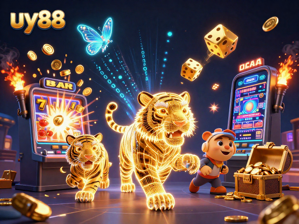 Join the excitement with uy88's energetic casino experience, featuring slots and dynamic game elements.