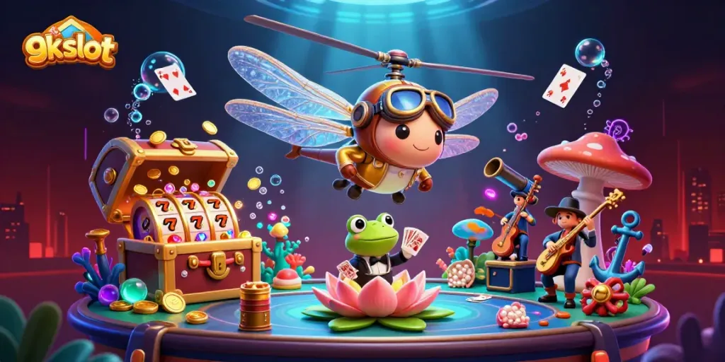 ก้าวเข้าสู่โลกของ ok slot ด้วยการ์ตูน 3D ที่มีธีมคาสิโนและตัวละครที่น่าสนใจ