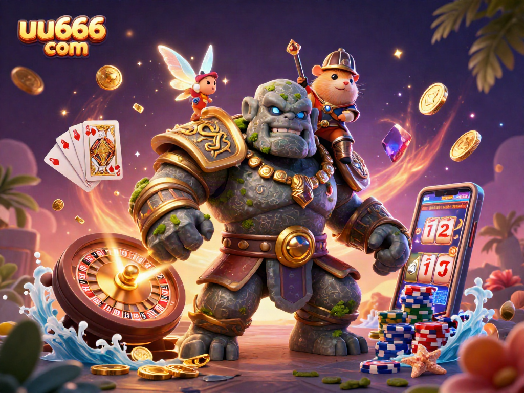 Experience excitement at uu666 com with a guardian golem, hamster knight, and magical fairy!