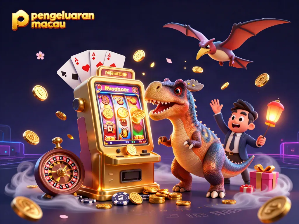 Experience pengeluaran macau excitement with dynamic slot machine action and colorful casino elements.