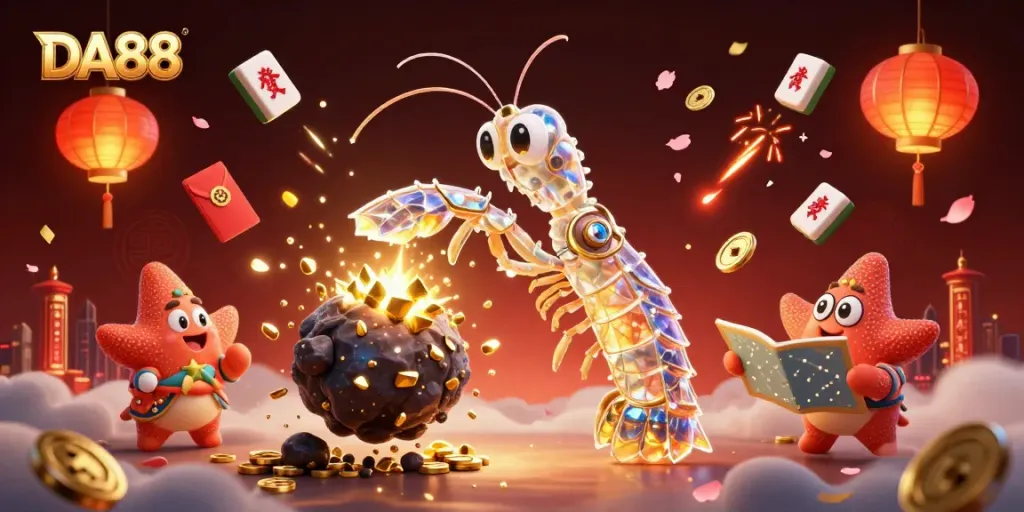 DA88 showcases a galactic samurai theme with jewels and casino elements for vibrant gaming excitement.