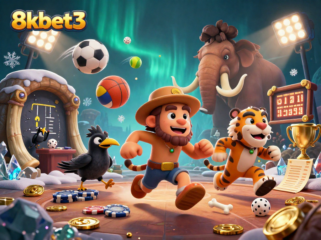 Experience thrilling gameplay with 8kbet3, featuring vibrant casino graphics and dynamic betting action.