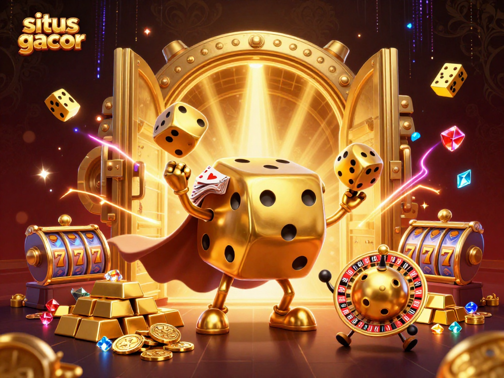 Menggandakan kesenangan di situs gacor dengan golem dadu emas dan jackpot yang bersinar