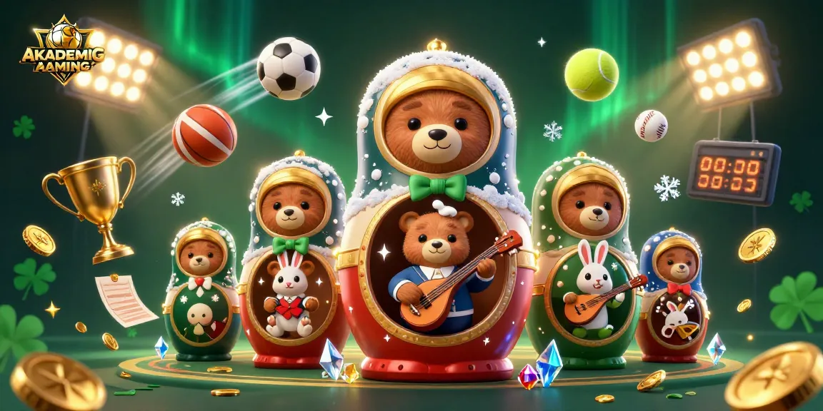 Experience AKADEMIGAMING with vibrant casino-themed 3D illustration featuring dynamic game elements.
