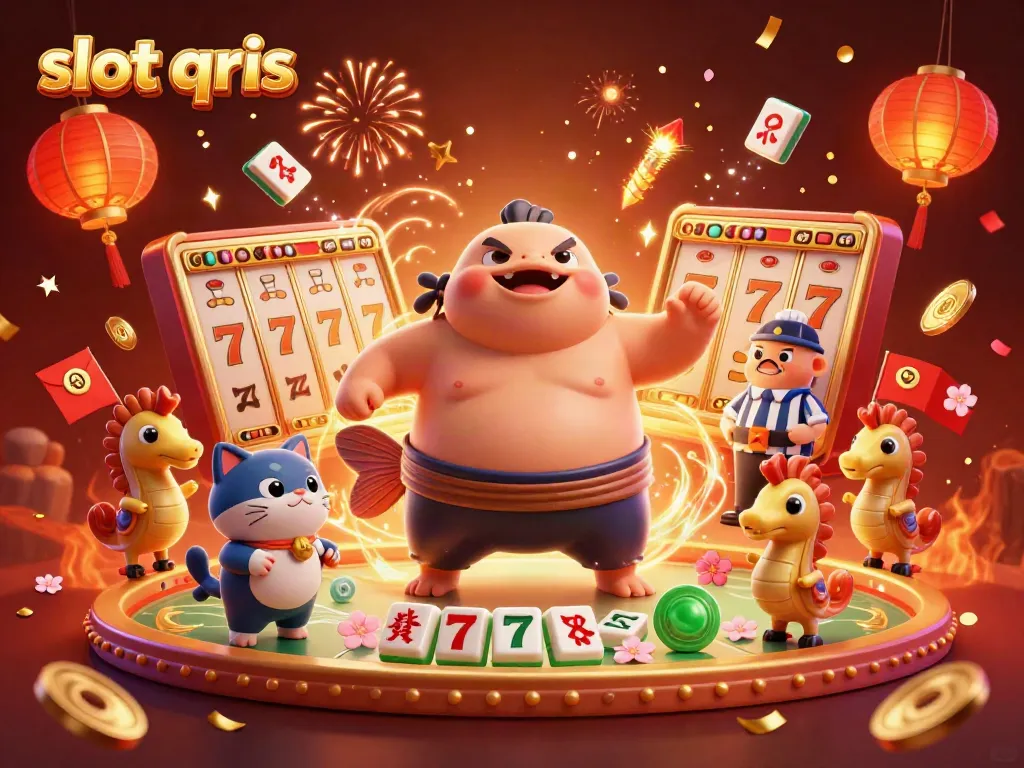 Mainkan slot qris dalam ilustrasi 3D dengan karakter hewan laut lucu yang berinteraksi.